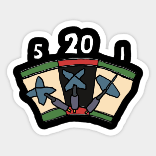 Darts 180 Sticker